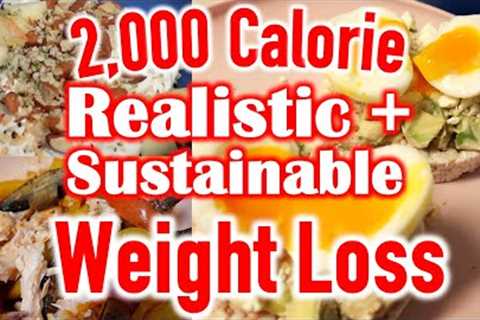 What I Eat in a Day to Lose Weight | Realistic 2000 Calories