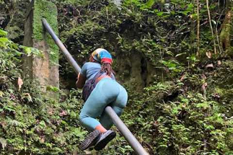 EXPLORING UNDERGROUND WATERFALL CAVE IN TRELAWNY