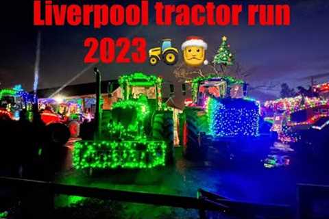 Liverpool tractor run 2023 Alder Hey  hospital #tractorrun #festivefarmers #charity #ollyblogs