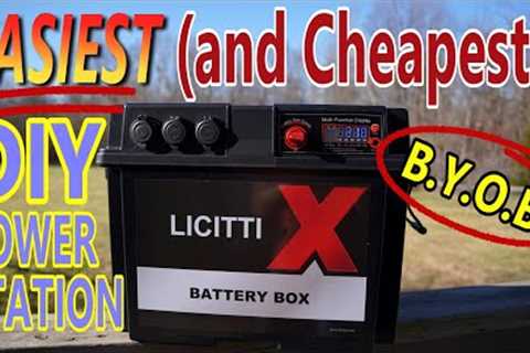 The EASIEST, FASTEST and CHEAPEST DIY Power Station Solution I''ve Seen: Licitti  AC Battery Box