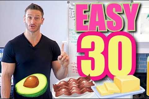 30-Day EASY Keto Challenge (Full Meal Plan to Follow)