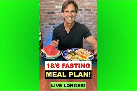18/6 Intermittent Fasting Meal Plan!