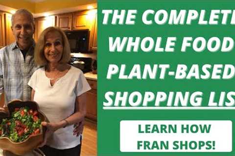 DIET EXPERTS SHARE THEIR PLANT-BASED SHOPPING LIST❤️Plant-Based Vegan Advice From Bob and Fran