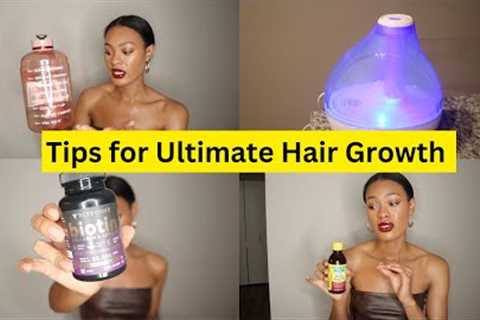 Growing My Hair Without Protective Styles | Tips for Fast Hair Growth | Ultimate Hair Growth Hacks