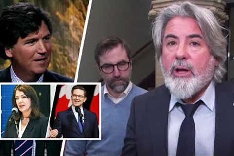 Liberal ministers react strongly to Alberta Premier Danielle Smith hosting Tucker Carlson