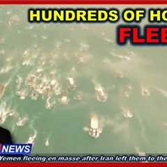 It''s all over in Red Sea: Hundreds of Houthi rebels began to flee from ports in great panic!