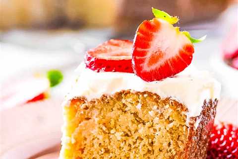 Healthy Gluten Free Tres Leches Cake