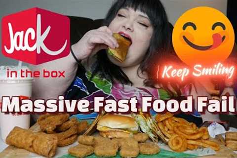 Massive Jack In The Box Mukbang Fast Food Fail