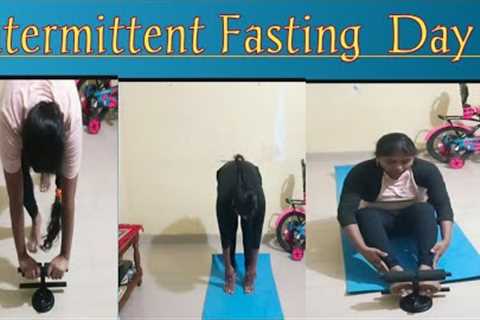 Intermittent Fasting || Day 9 || Situp bar exercise at home