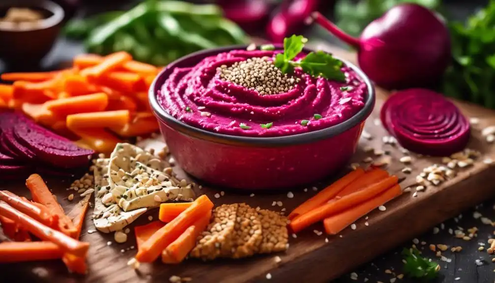 Low Carb Beet Hummus Recipe