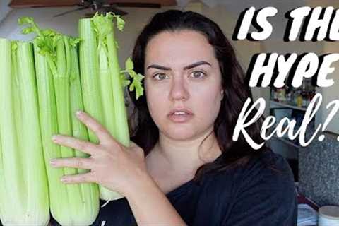 I Drank Celery Juice For 7 DAYS and This is What Happened - NO JUICER REQUIRED!
