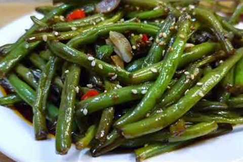 Stir-fry beans | weight loss recipe | sauteed vegetable | garlic beans | healthy beans recipe