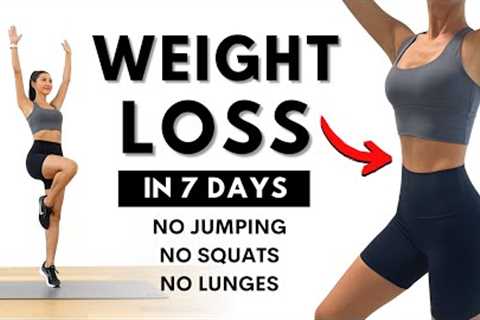 7 DAYS WEIGHT LOSS CHALLENGE🔥50MIN Full Body Fat Burn - Ab, Arm, Back, Leg - Standing Only