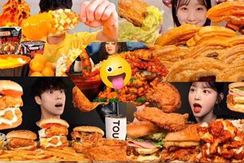 BEST *ASMR MUKBANG* FAST FOOD INTERNATIONAL|MUKBANG EATING COMPILATION| BIG BITES ASMR