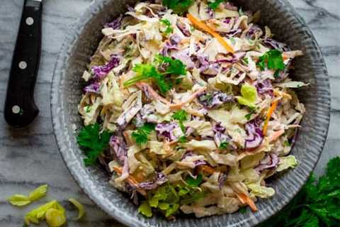 Easy Healthy Coleslaw Recipe