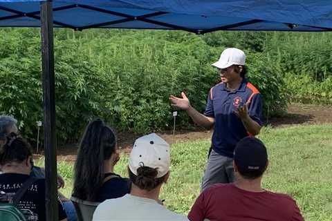 #OnTheGround for @brownfield at UIUC Hemp Research Open House.…