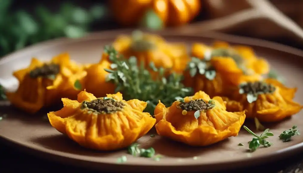 Low Carb Pumpkin Flowers Recipe