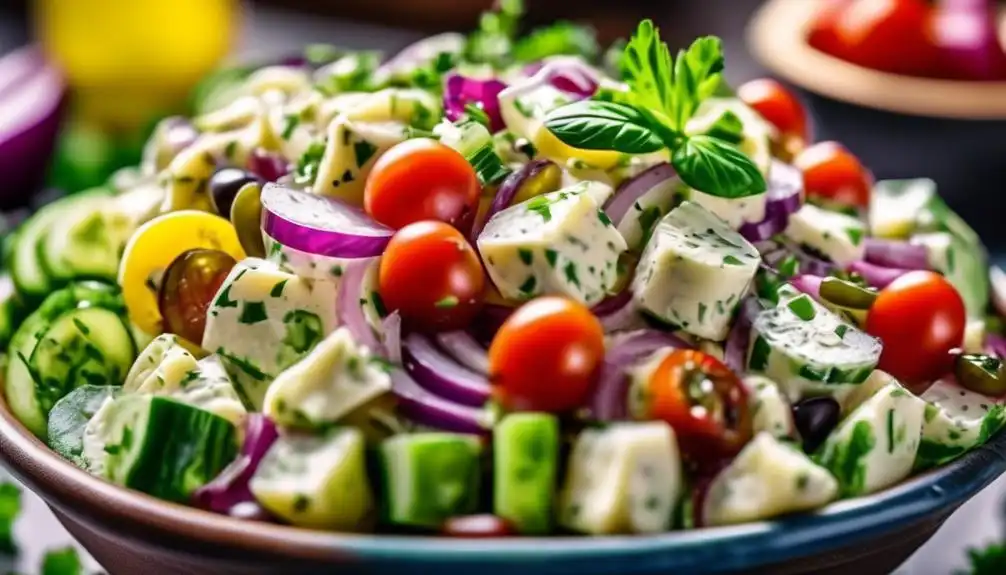 Low Carb Louis Pappas Greek Potato Salad Recipe