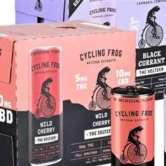 Cycling Frog THC Seltzer | 12oz | 5mg THC / 10mg CBD | 6ct Box  6-count box…