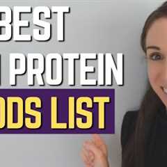 BEST High Protein Foods To LOSE WEIGHT In CALORIE DEFICIT