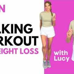 Walking Exercise for🔥 Weight Loss  - Walk at Home - 15 minute Walk with Lucy
