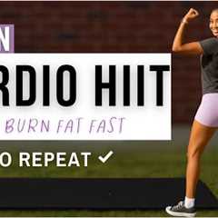 15-Min Fat-Burning Cardio HIIT Workout at Home | Lose Weight Fast & Burn Belly Fat | No..