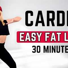 🔥30 Min CARDIO FAT BURN🔥14 Days Weight Loss Challenge - No Jumping, No Squat, No Lunge🔥Diet..