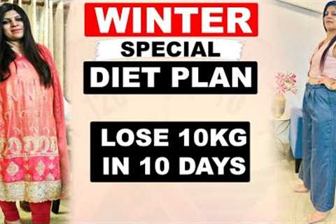 Winter Diet Plan To Lose Weight Fast In Hindi 2025 | Lose 10 Kgs In 10 Days | Dr.Shikha Singh