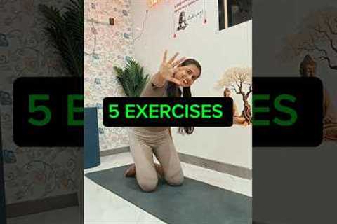 Best 5 Exercises to Reduce Fat Fast | Daily Fat Loss Workout at Home #weightloss #yoga