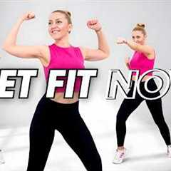 🔥30 Min CARDIO FAT BURN🔥Lose Weight in 30 Days - No Jumping, No Squat, No Lunge🔥Kickboxing..