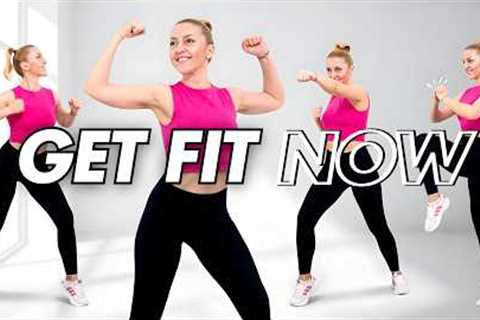 🔥30 Min CARDIO FAT BURN🔥Lose Weight in 30 Days - No Jumping, No Squat, No Lunge🔥Kickboxing..